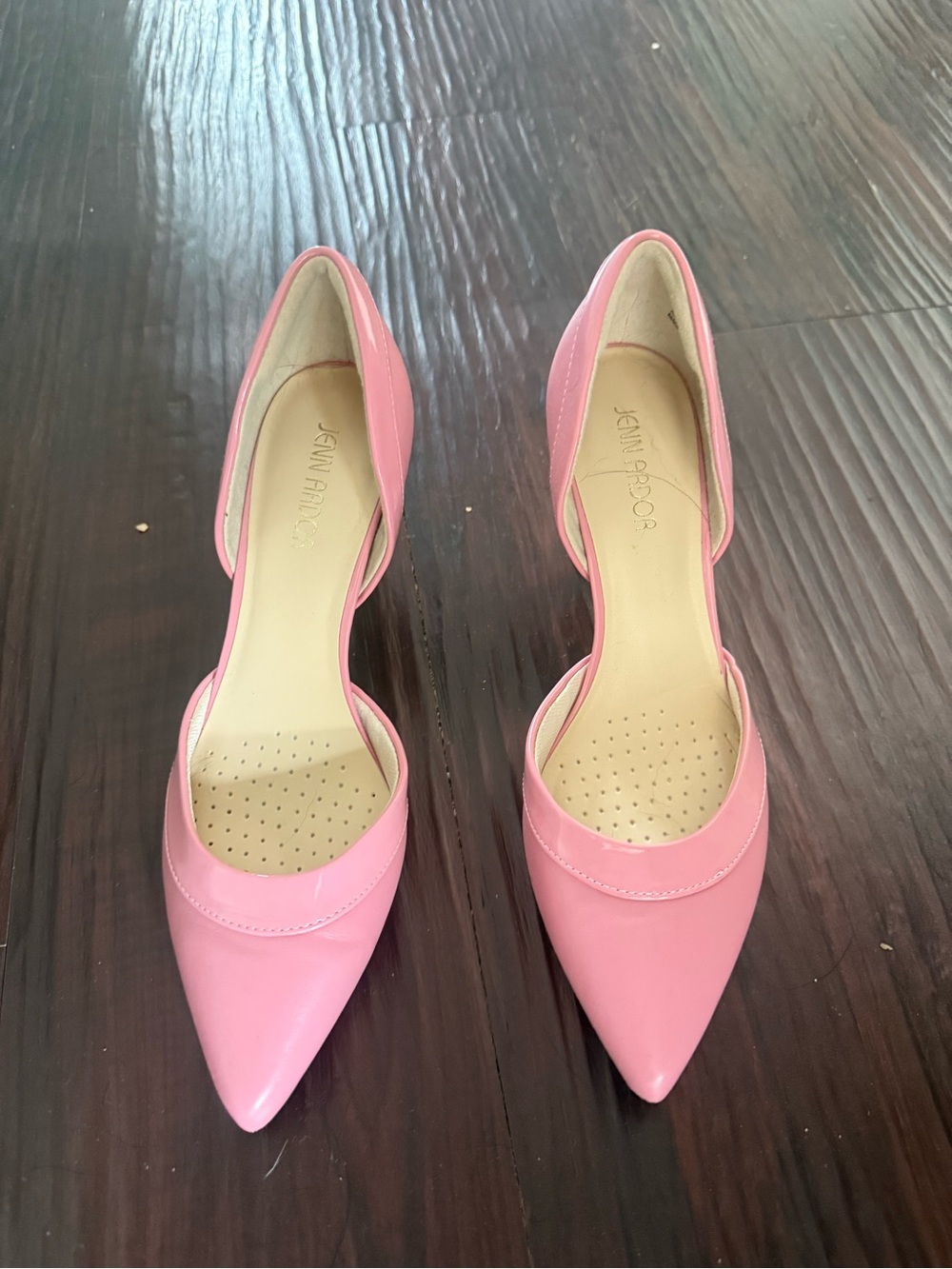 Jenn Ardor Pink Pointed D'Orsay Pumps